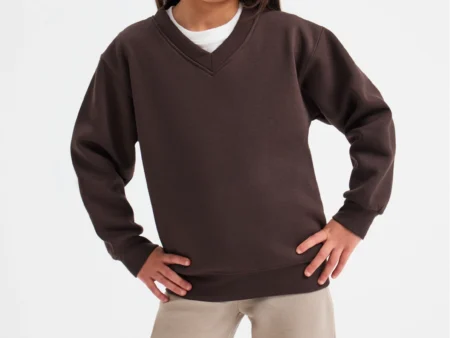 Childrens V Neck Sweatshirt