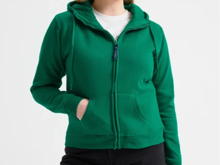 Ladies Classic Full Zip Hooded Sweatshirt