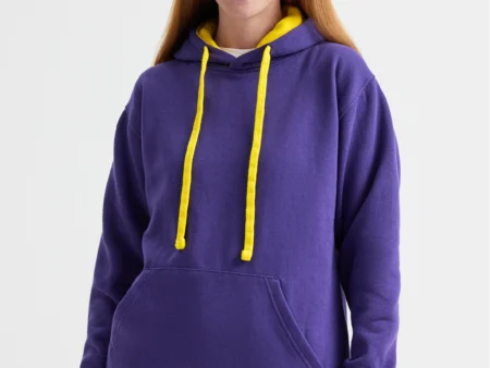 Contrast Hooded Sweatshirt