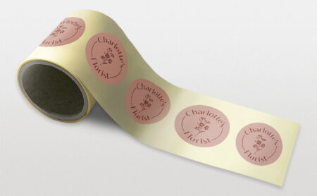 Circle Stickers on Rolls