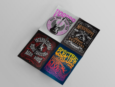 Map Fold Flyers & Leaflets