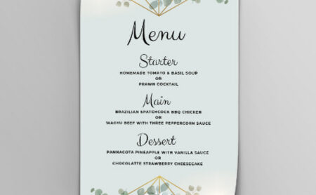Wedding Menus