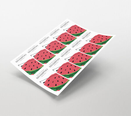 Stickers on sheets