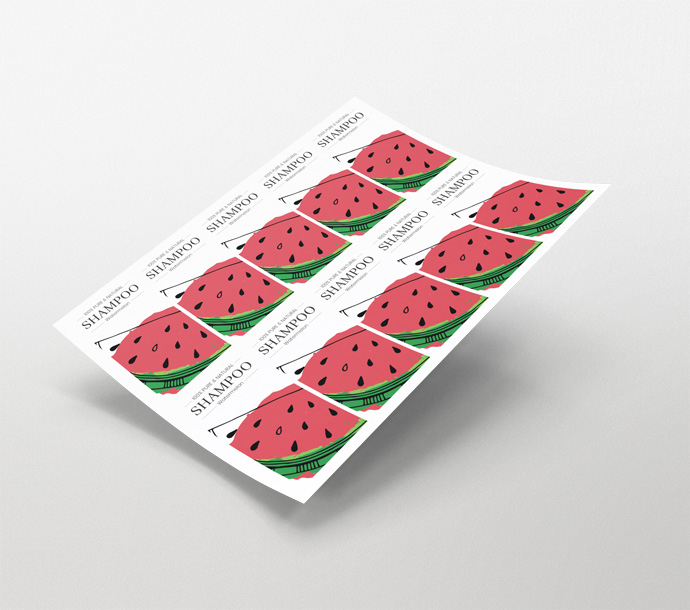 Stickers on sheets