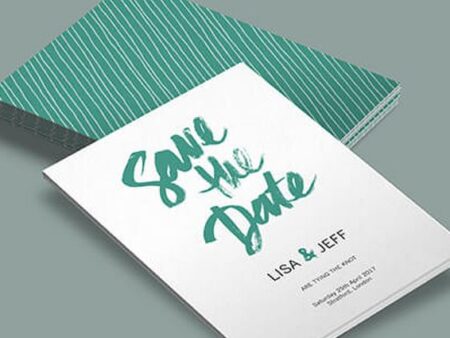 Pulp Save The Date Cards