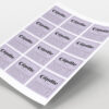 Stickers on Sheets