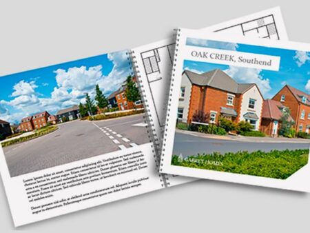 Square Wiro Bound Brochures